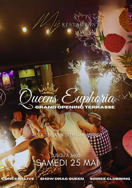 Queens Euphoria - OPENING TERRASSE | 25.05